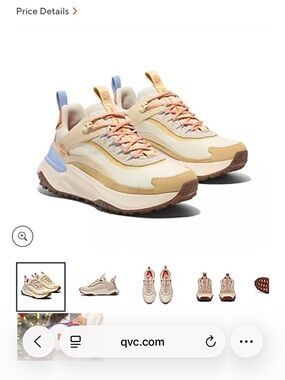 Timberland Orange and White Shoe Box with Logo